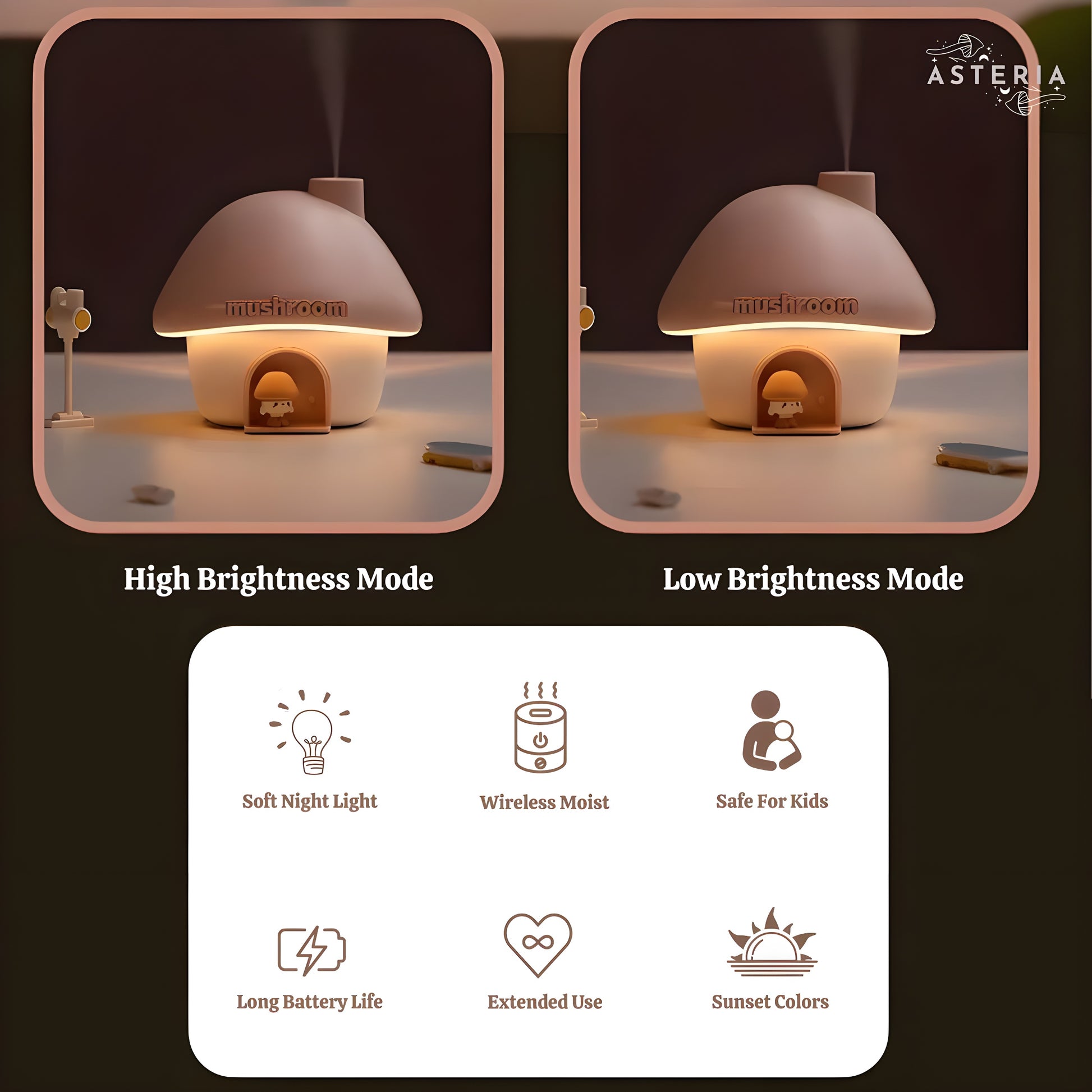Asteria™ Mushroom House Humidifier